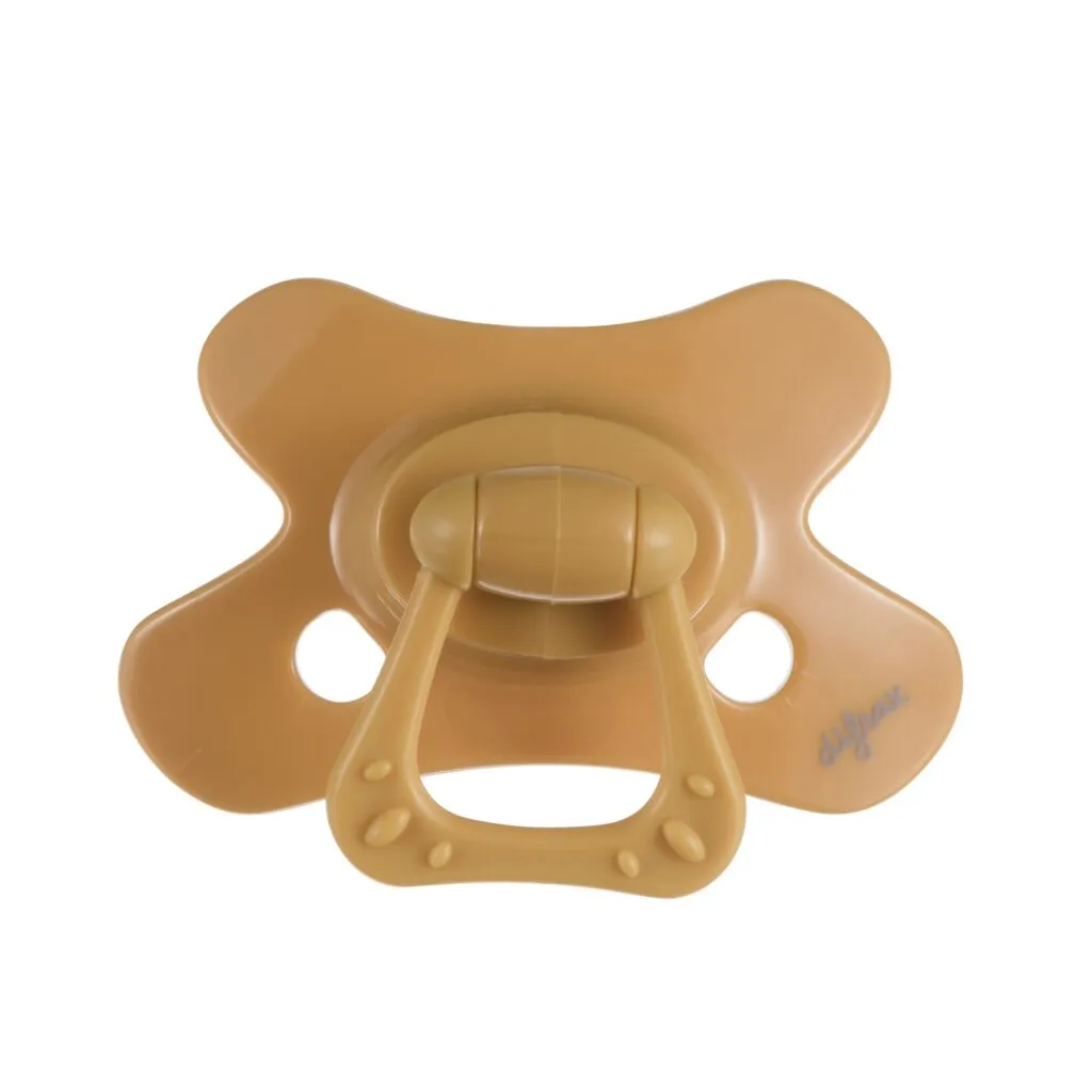 Difrax Fopspeen Dental 6 maand Geel (1 stuk)