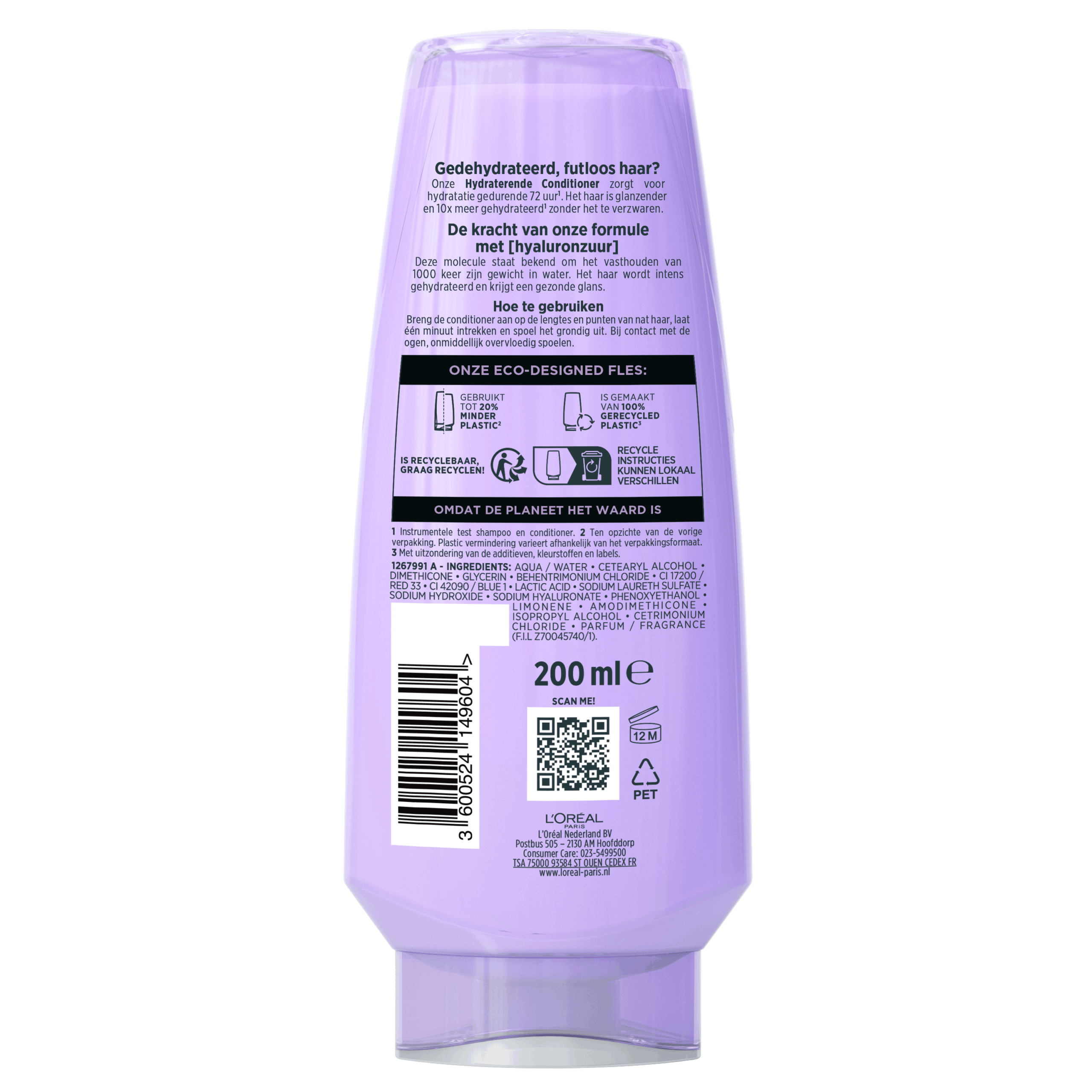 Elvive Cremespoeling Hydra Hyaluroni (200 ml)