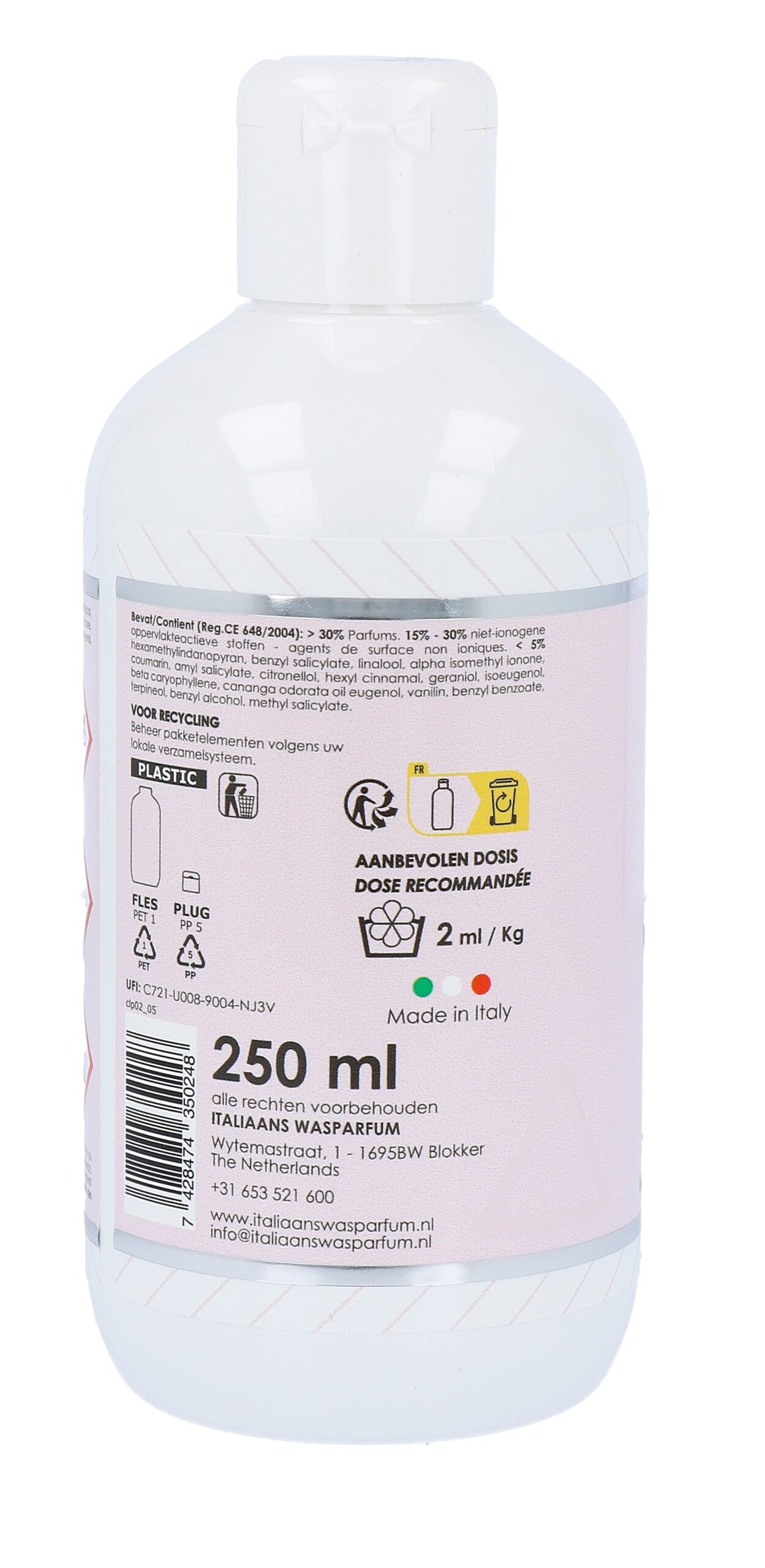 B&B Italiaans Wasparfum Witte Musk (250 ml) - image 2