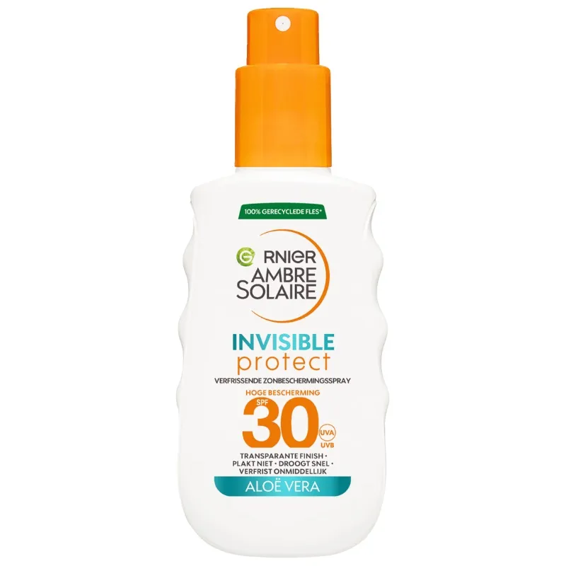 Ambre Solaire Zonnespray Invisible Protect Aloe Vera SPF30 (150 ml)