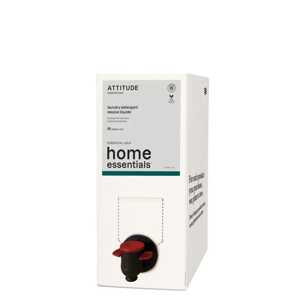 Attitude Home Essentials Wasmiddel Lavendel & Rozemarijn Navul (2000 ml)