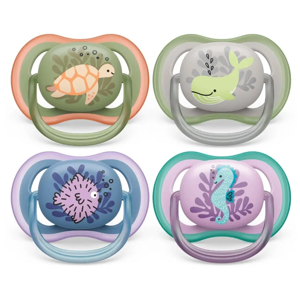Avent Fopspeen 6-18M Ultra Air Dieren Mix (2 stuks)