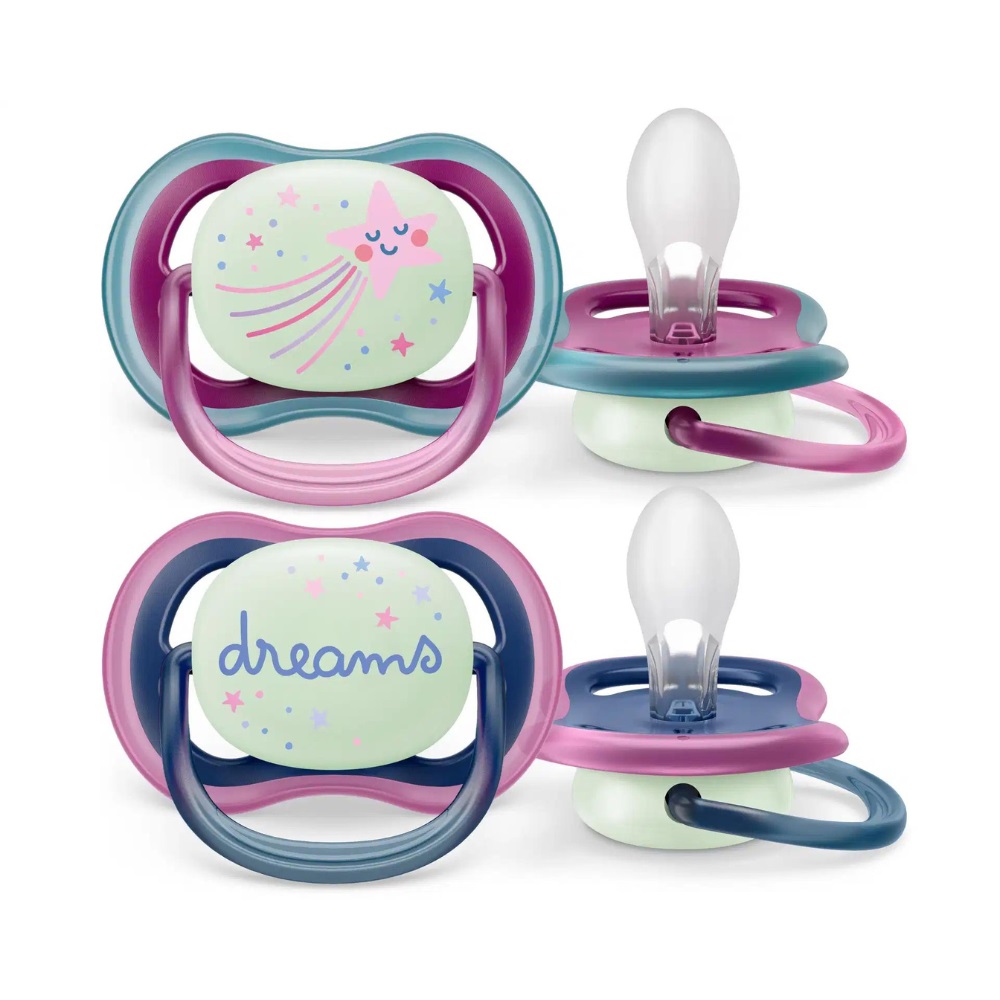 Avent Fopspeen 6-18M Ultra Air Ster/Droom (2 stuks)