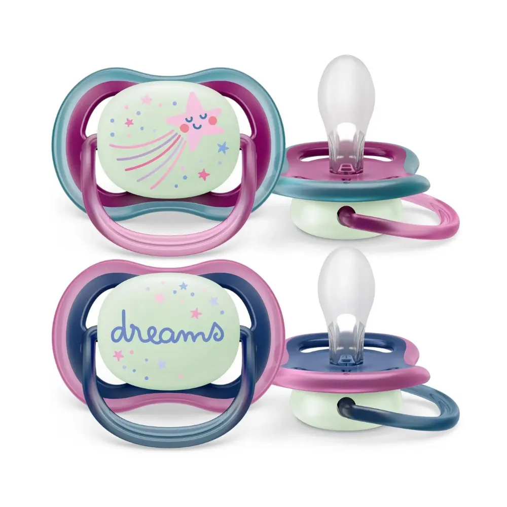 Avent Fopspeen 6-18M Ultra Air Ster/Droom (2 stuks)