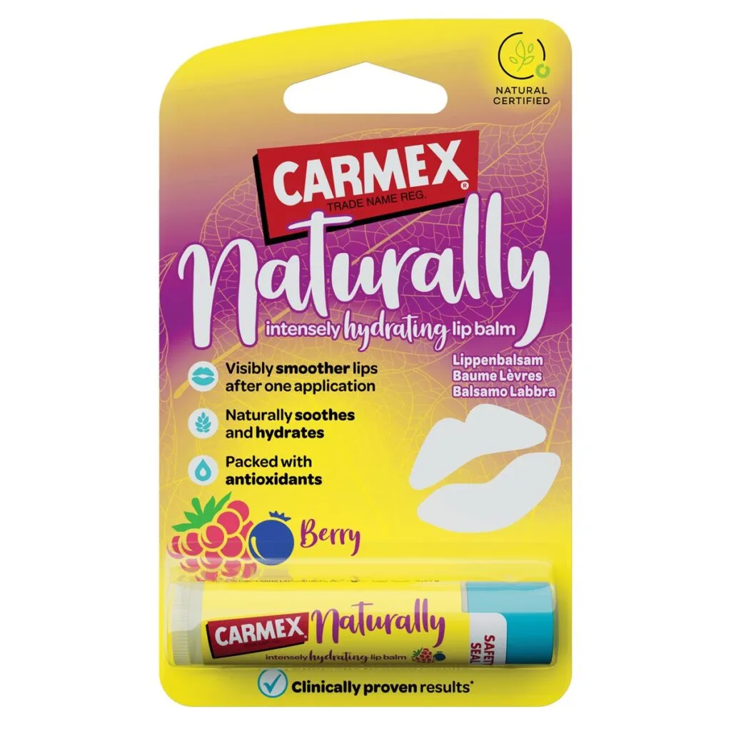 Carmex Lippenbalsem Naturally Berry Stick (4,25 gr)