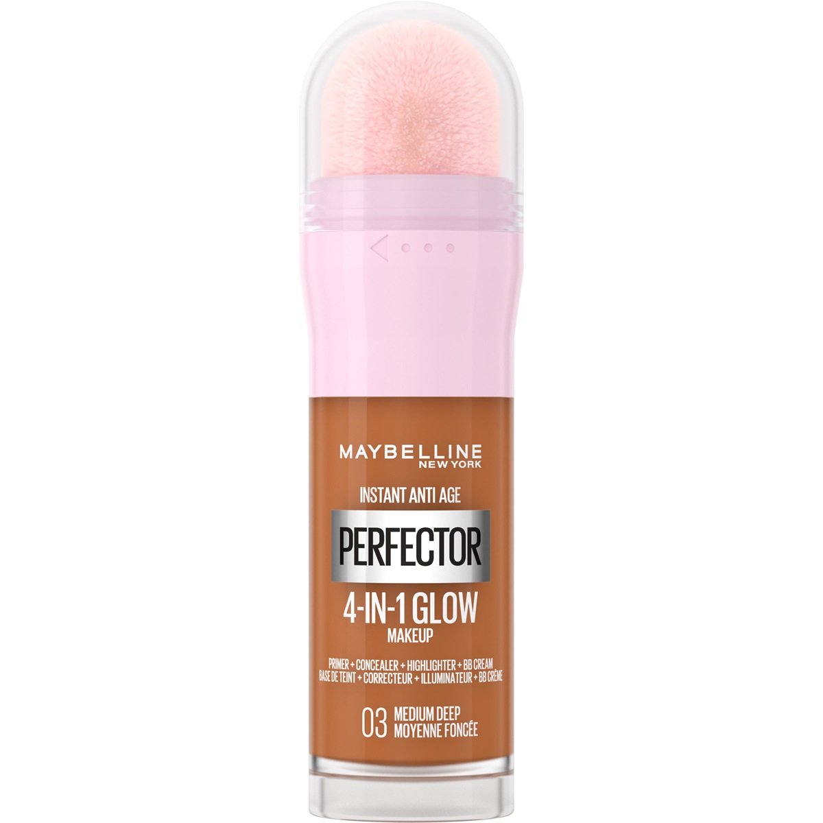 Maybelline New York Foundation Perfector 4-In-1 Glow 03 Medium Deep (1 stuk)