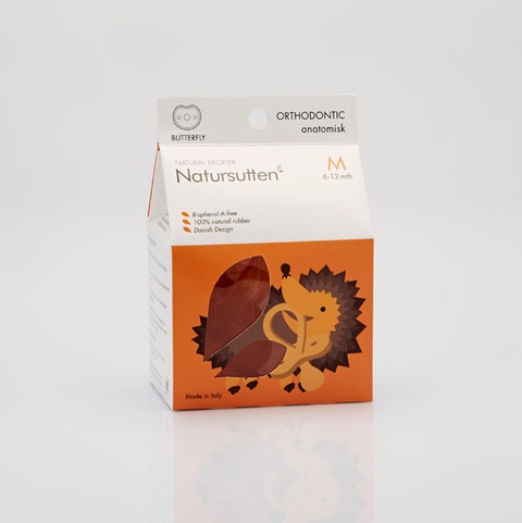 Natursutten Fopspeen Anatomisk Vlinder M (1 stuk)