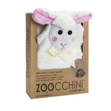 Zoocchini Baby Badcape | Lam (1 stuk)