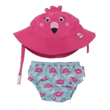 Zoocchini Zwemluier Set Large | Flamingo (1 set)