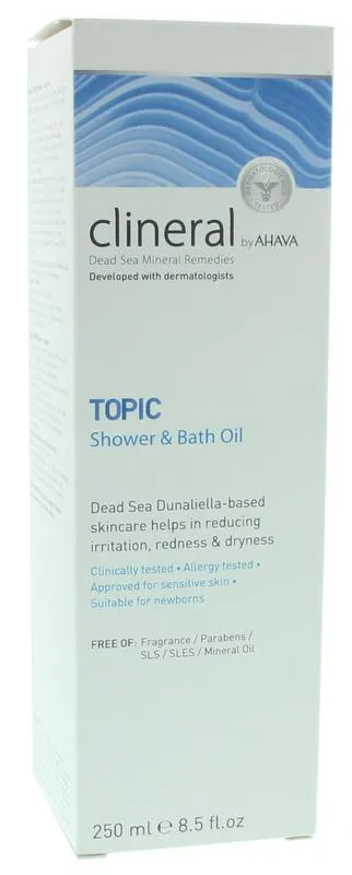 Ahava Clineral Topic Shower & Bath Oil (250 ml)