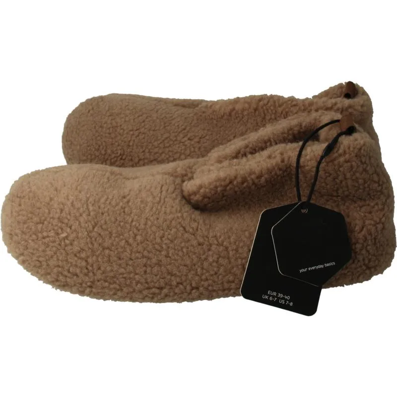 Apollo Slof Dames Teddy Beige 39/40 (1 paar)