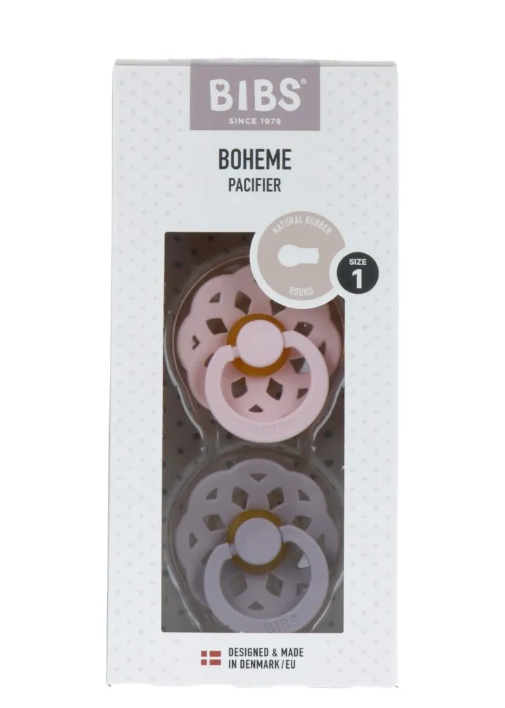 Bibs Fopspeen Maat 1 Blossom Lila (2 stuks)