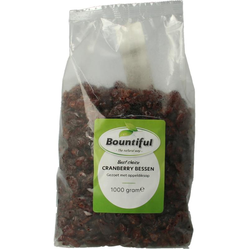 Bountiful Cranberries Gezoet Met Appeldiksap (1000 gr)