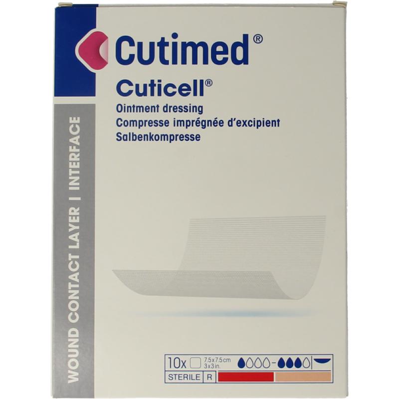 Cuticell Zalfgaas 7.5 x 7.5cm (10 stuks)