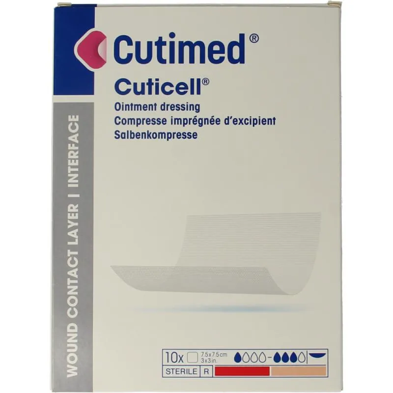 Cuticell Zalfgaas 7.5 x 7.5cm (10 stuks)