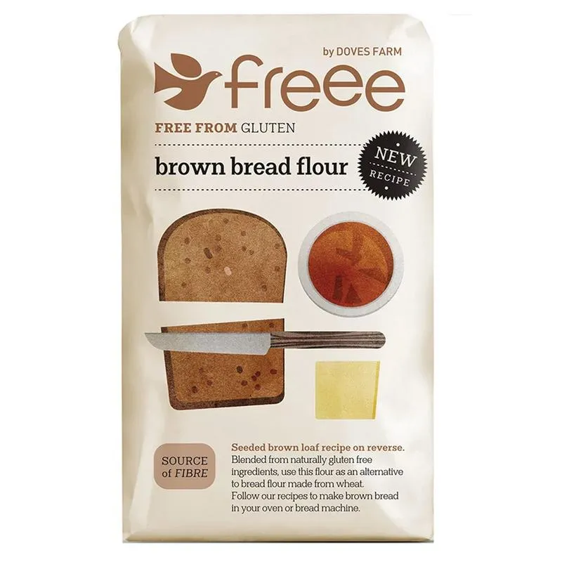 Doves Farm Broodmix Bruin Glutenvrij (1000 gr)