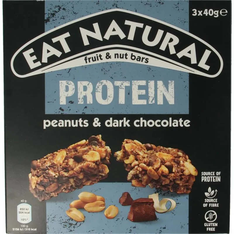 Eat Natural Crunchy Pinda Choco 3 x 40 gr (120 gr)