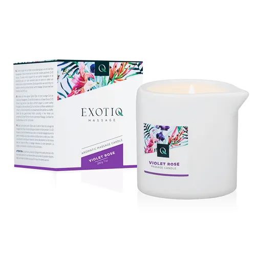 Exotiq Massagekaars Violet Rose (200 gr)