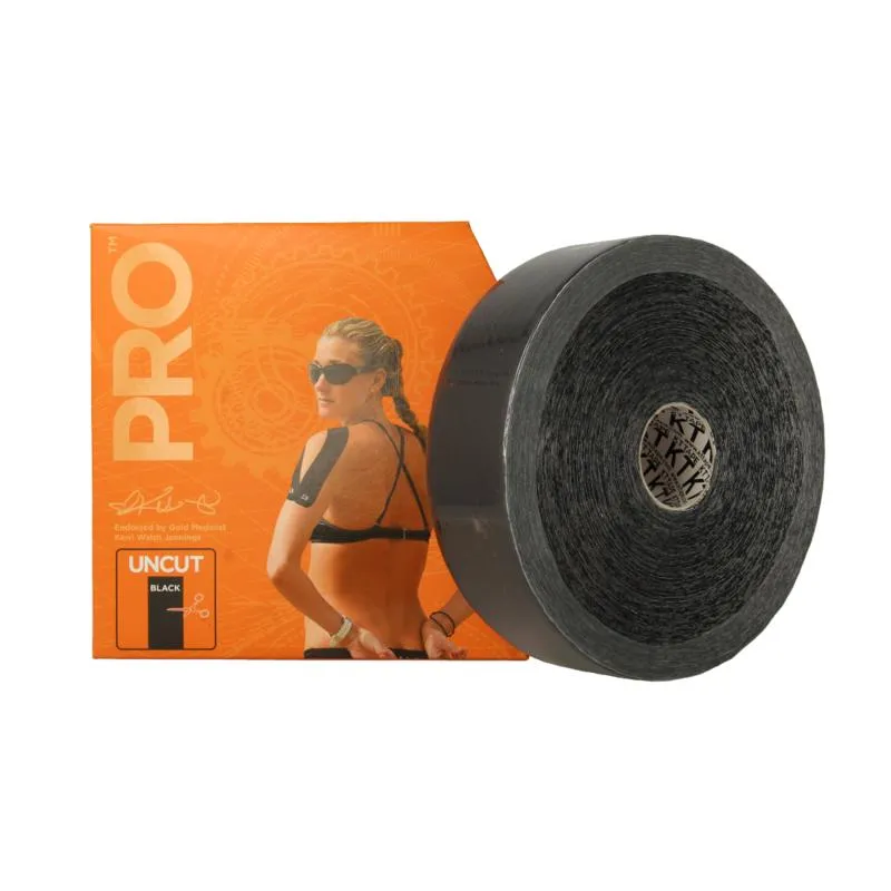 Kt Tape Jumbo Pro Roll 38 Meter Zwart Uncut (1 stuk)