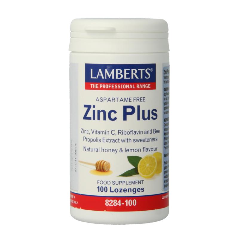 Lamberts Zink (Zinc) Plus (100 zuigtabletten)