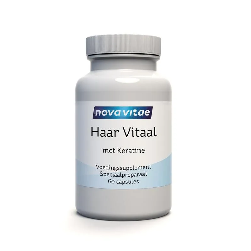 Nova Vitae Haar Vitaal Met Keratine (60 capsules)
