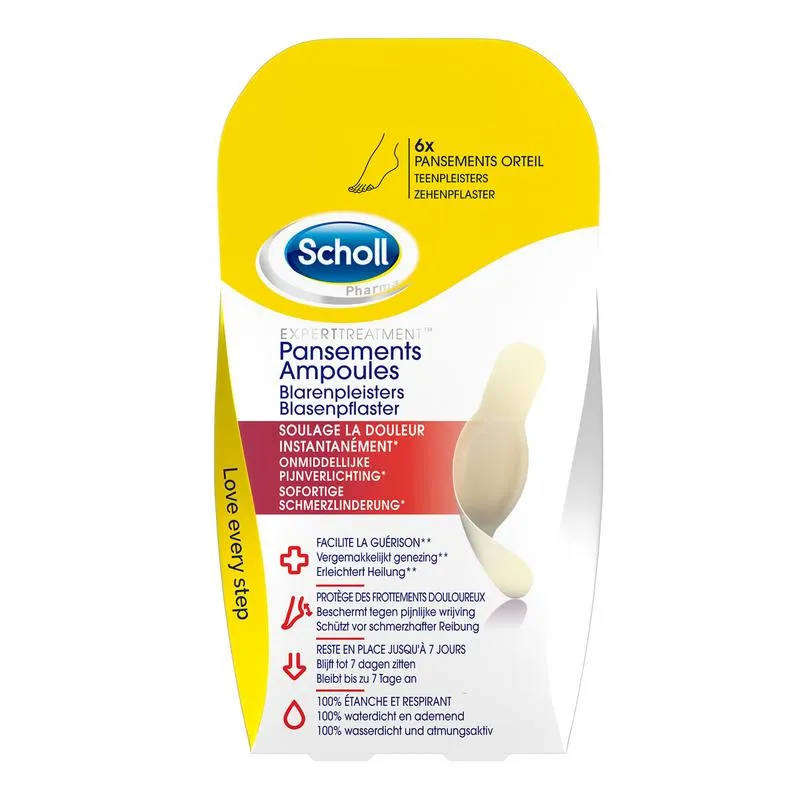 Scholl Blarenpleister Tenen (6 stuks)