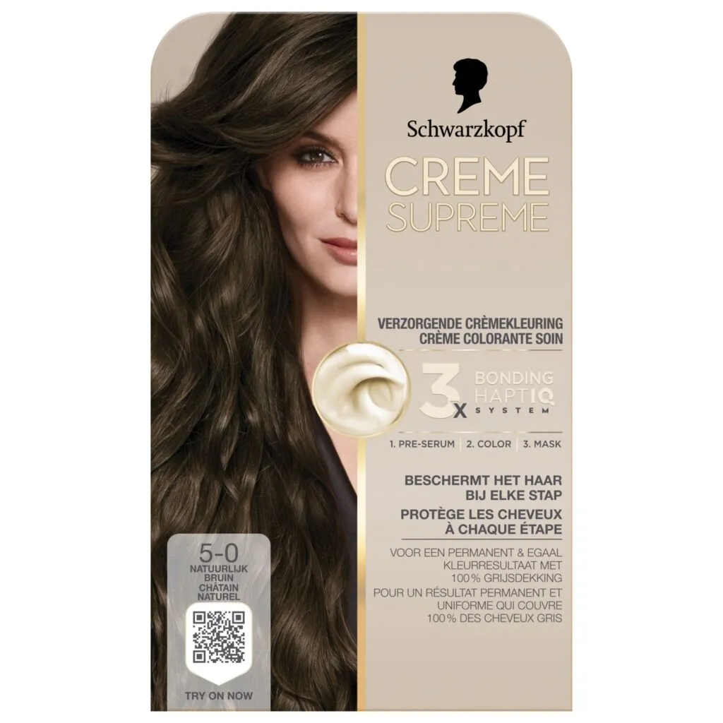 Schwarzkopf Creme Supreme 5-0 Bruin (1 stuk)