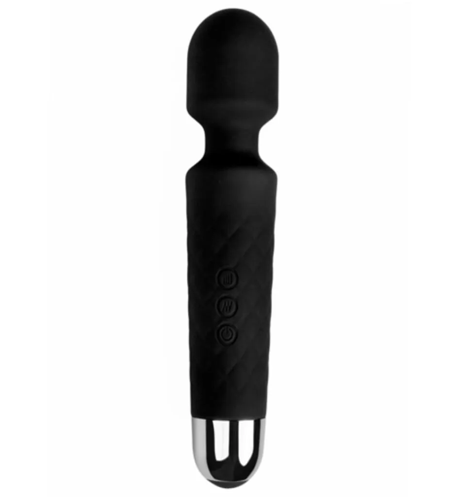 Easytoys Wand Collection EasyToys Mini Wand Vibrator - Zwart (1 stuk)