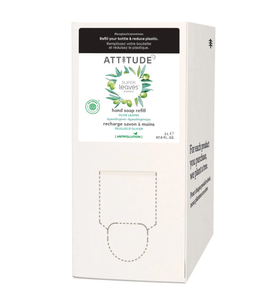 Attitude Super Leaves Bulk2 Go Handzeep olive leaves (2000 ml)