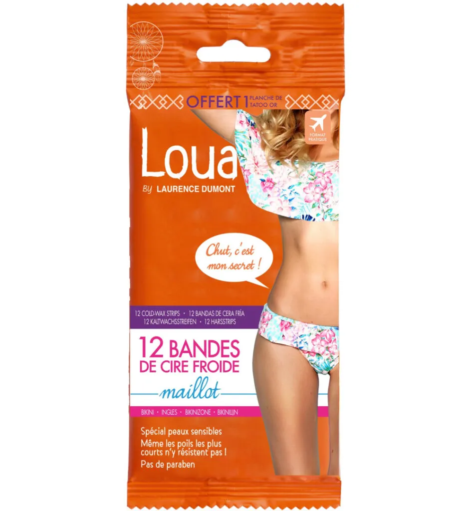 Loua Ontharingsstrips Bikinilijn (12 stuks)