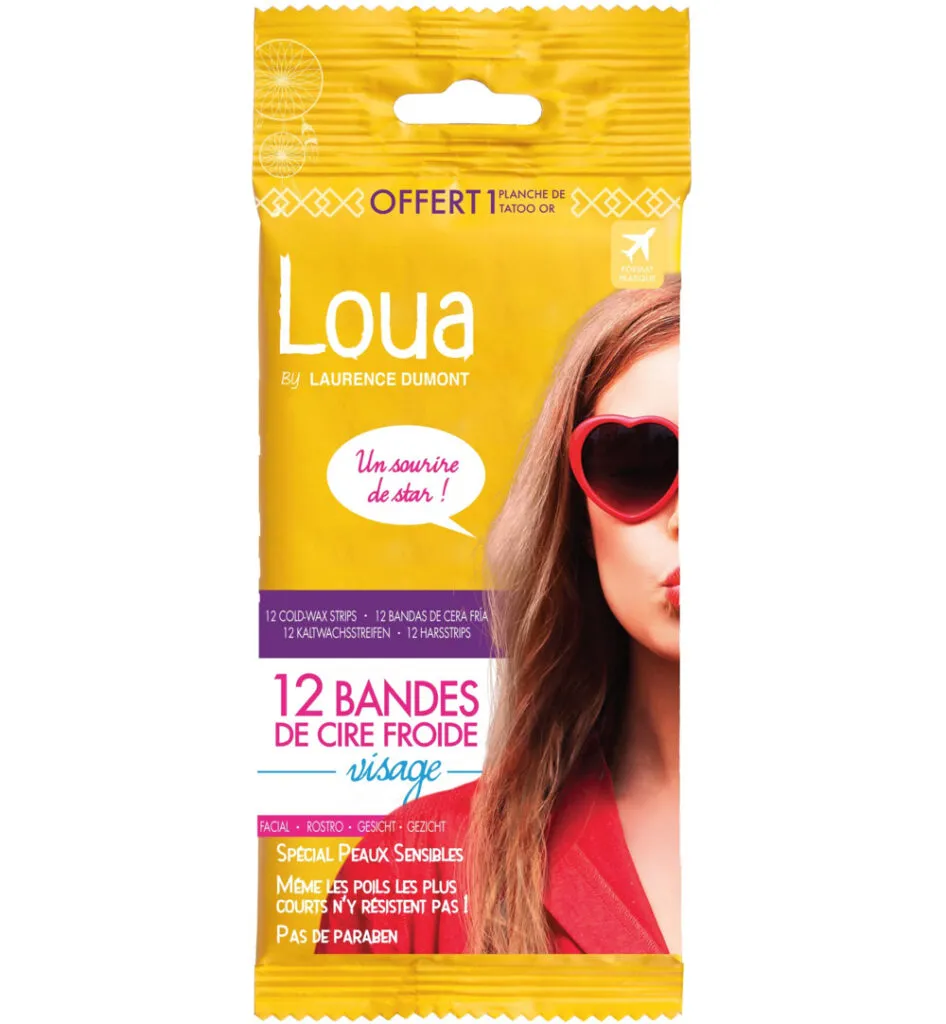 Loua Ontharingsstrips Gezicht (12 stuks)