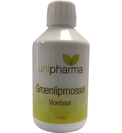 Unipharmagroenlipmossel Vloeibaar (200 ml)