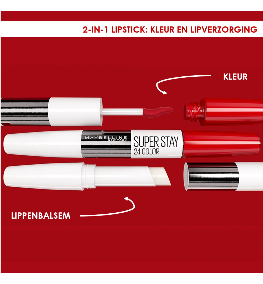 Maybelline New York Superstay 24H burgundy 585 (1 stuk) - image 8