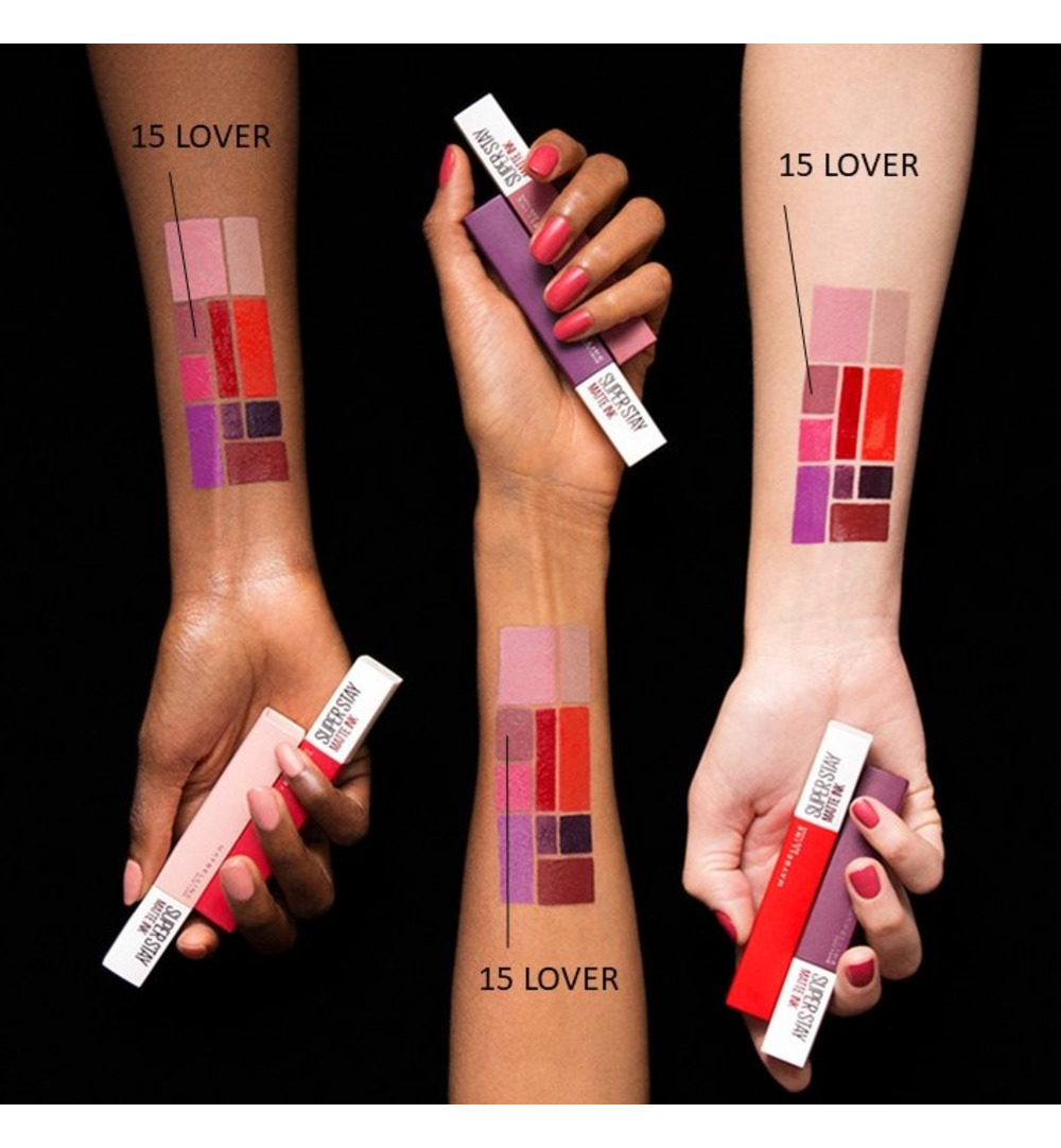 Maybelline New York Superstay matte INK 15 lover (1 stuk) - image 3