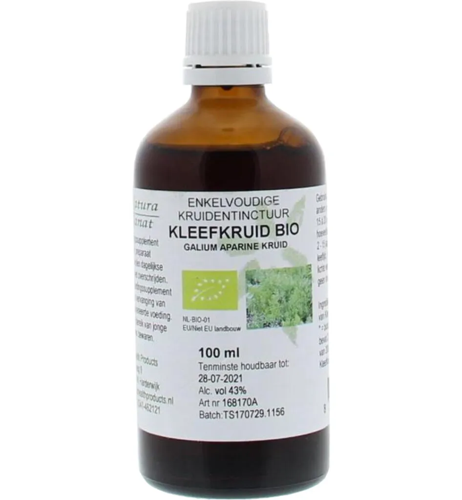 Natura Sanat Galium aparine herb / kleefkruid tinctuur bio (100 ml)