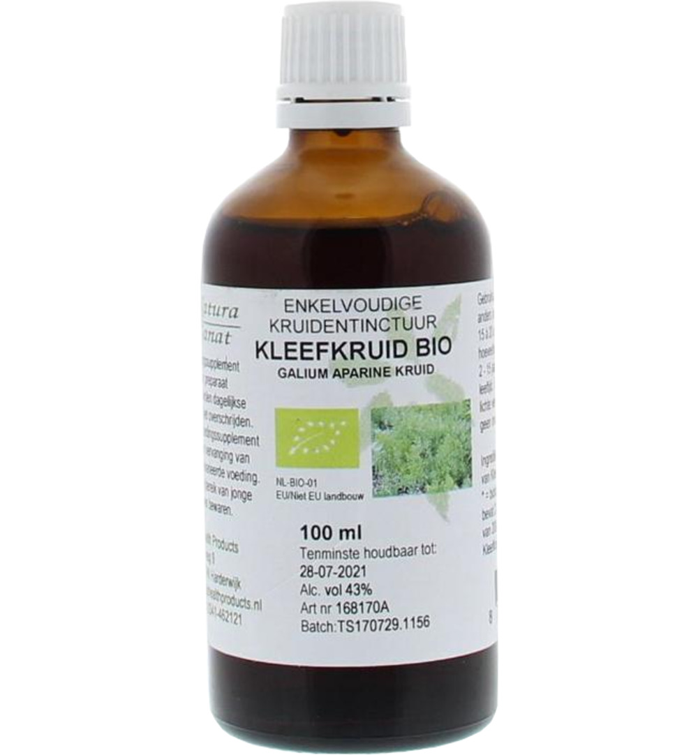 Natura Sanat Galium aparine herb / kleefkruid tinctuur bio (100 ml)
