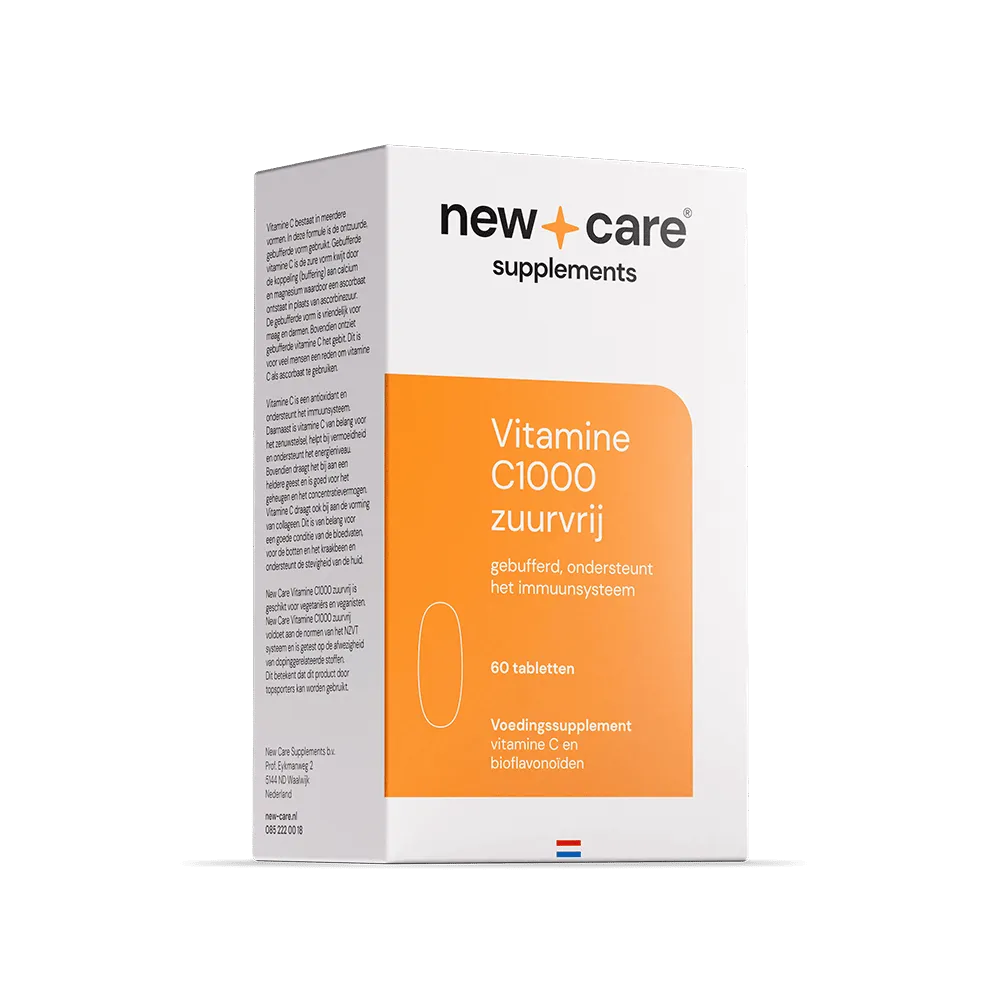 New Care Zuurvrije C1000 (60 tabletten)