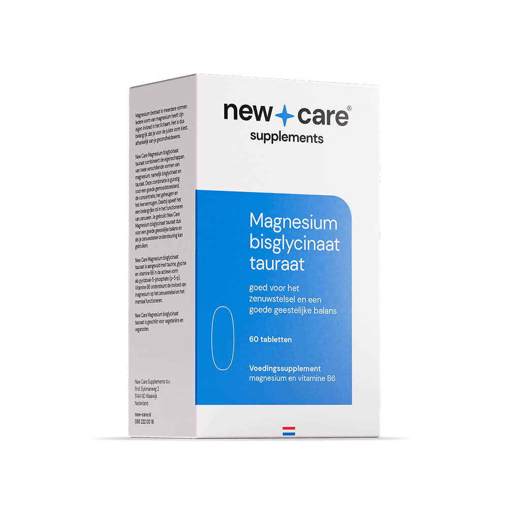 New Care Magnesium bisglycinaat tauraat (60  tabletten)