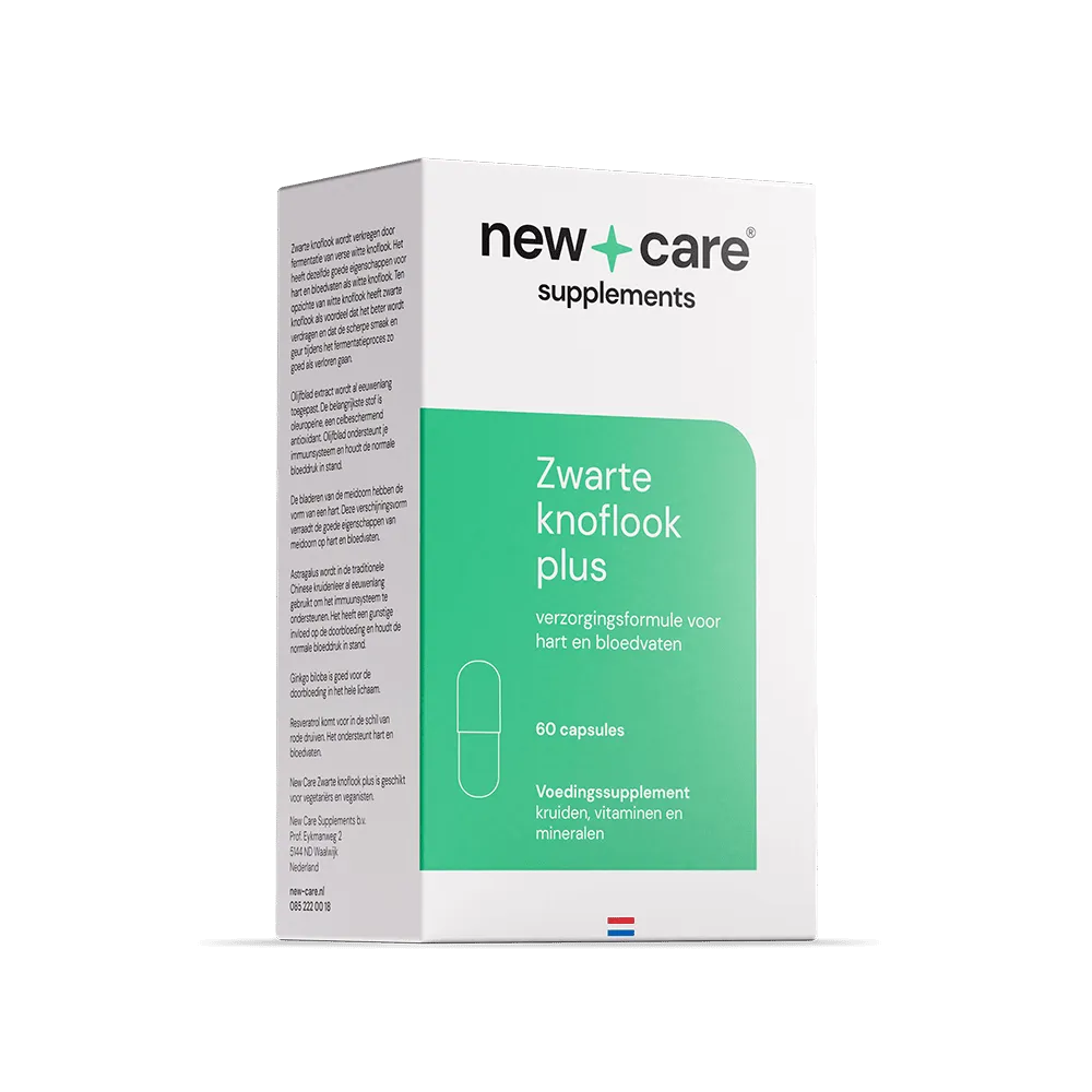 New Care Zwarte knoflook plus (60 capsules)