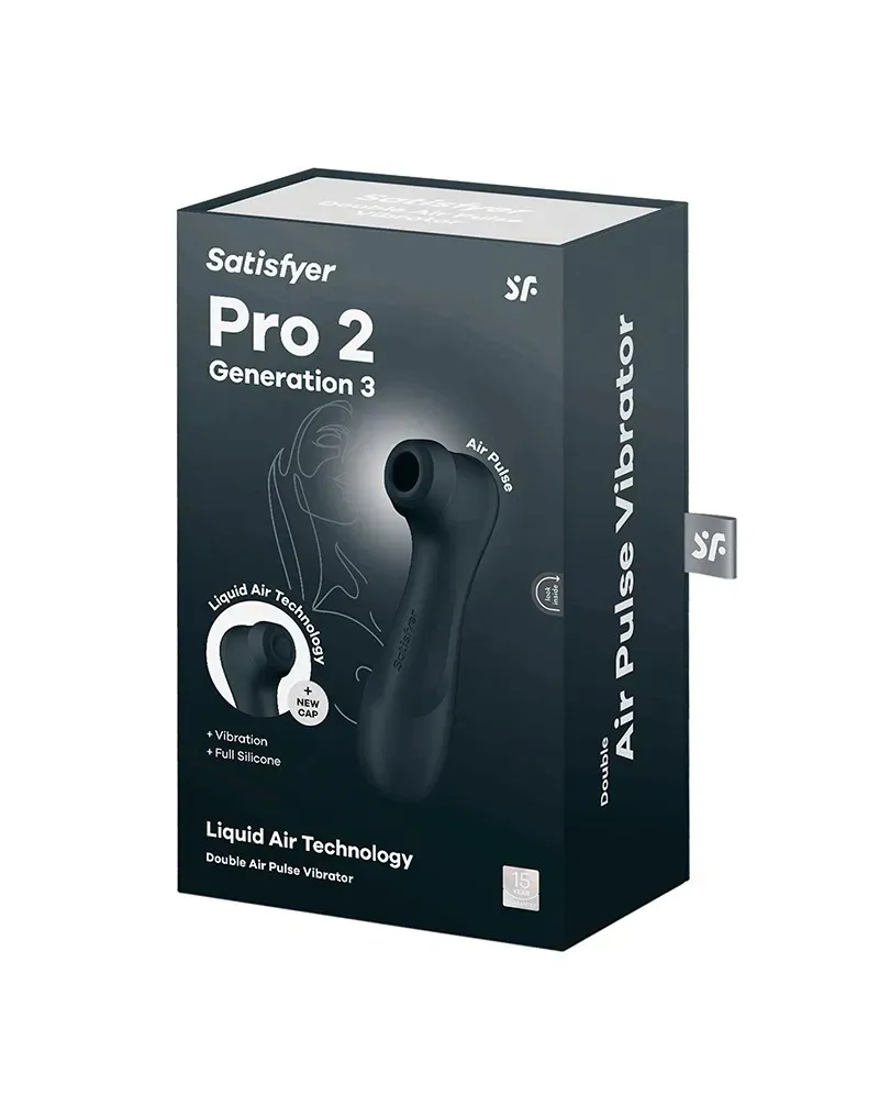 Satisfyer Pro 2 Generation 3 - Zwart (1 stuk)