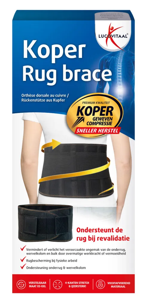 Lucovitaal Brace Rug Koper (1 stuk)