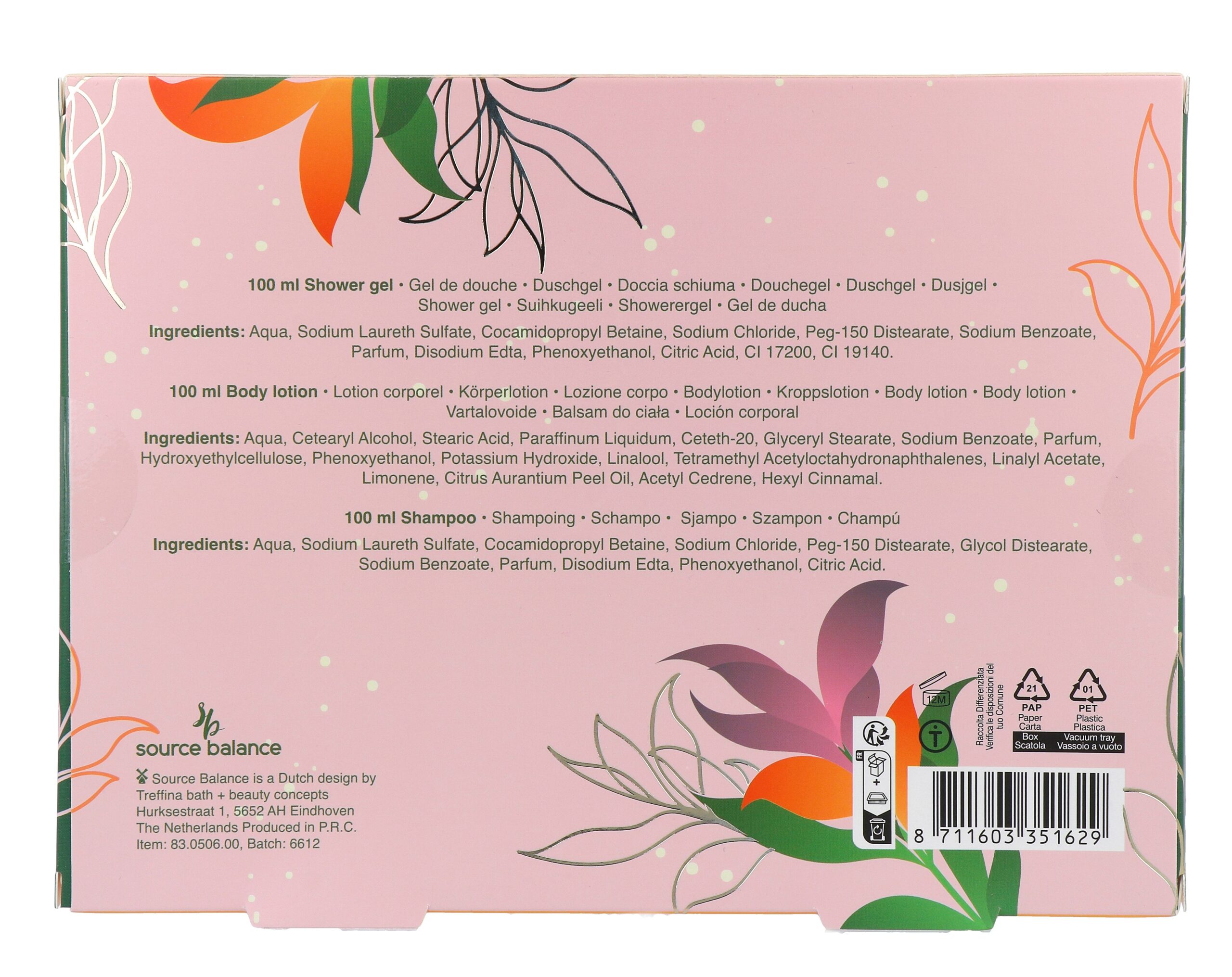 Botanicals Geschenkset Shampoo, Douchegel En Bodylotion (1 set)