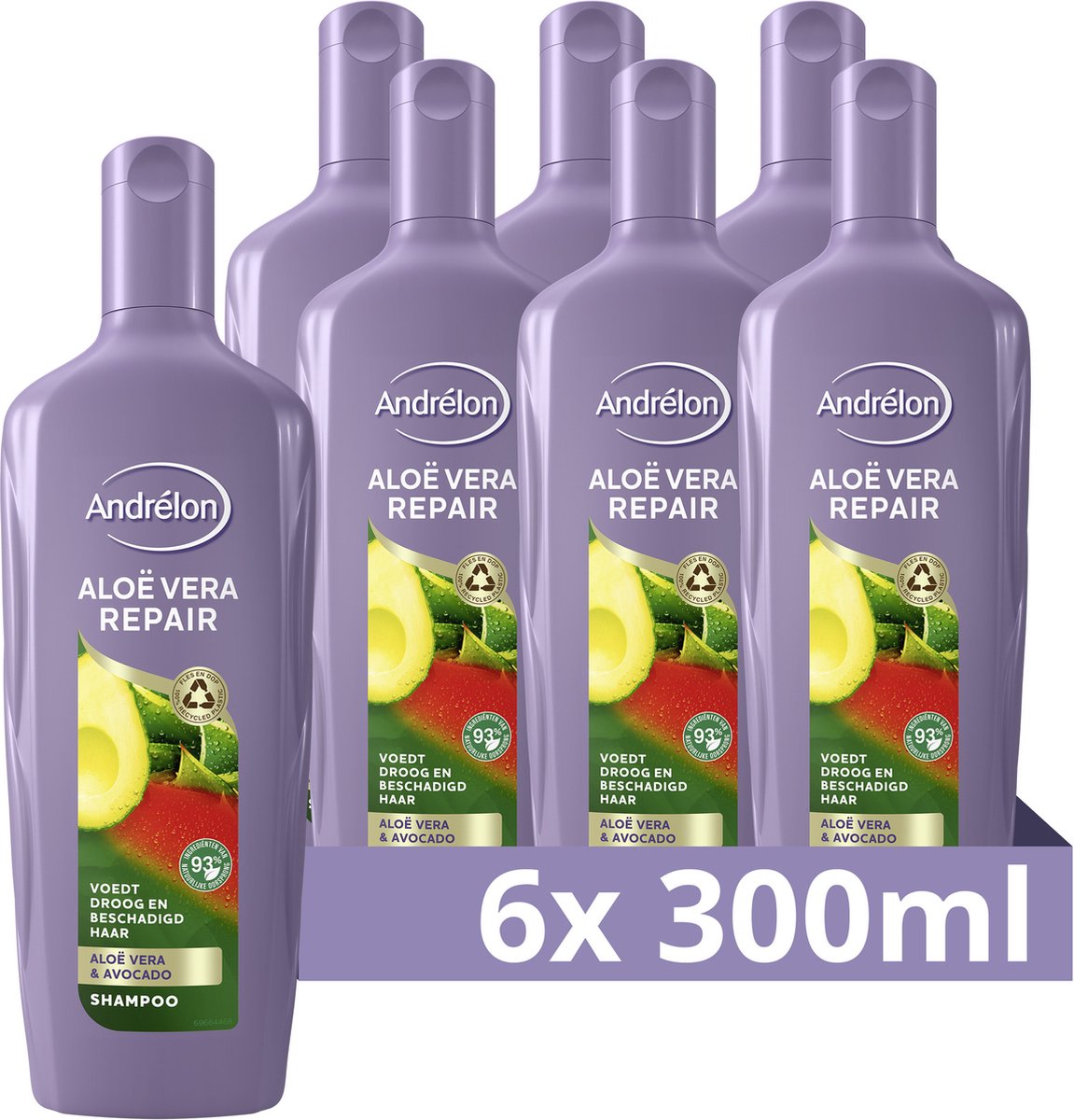 6x Andrelon Special Shampoo Aloe Repair (300 ml)