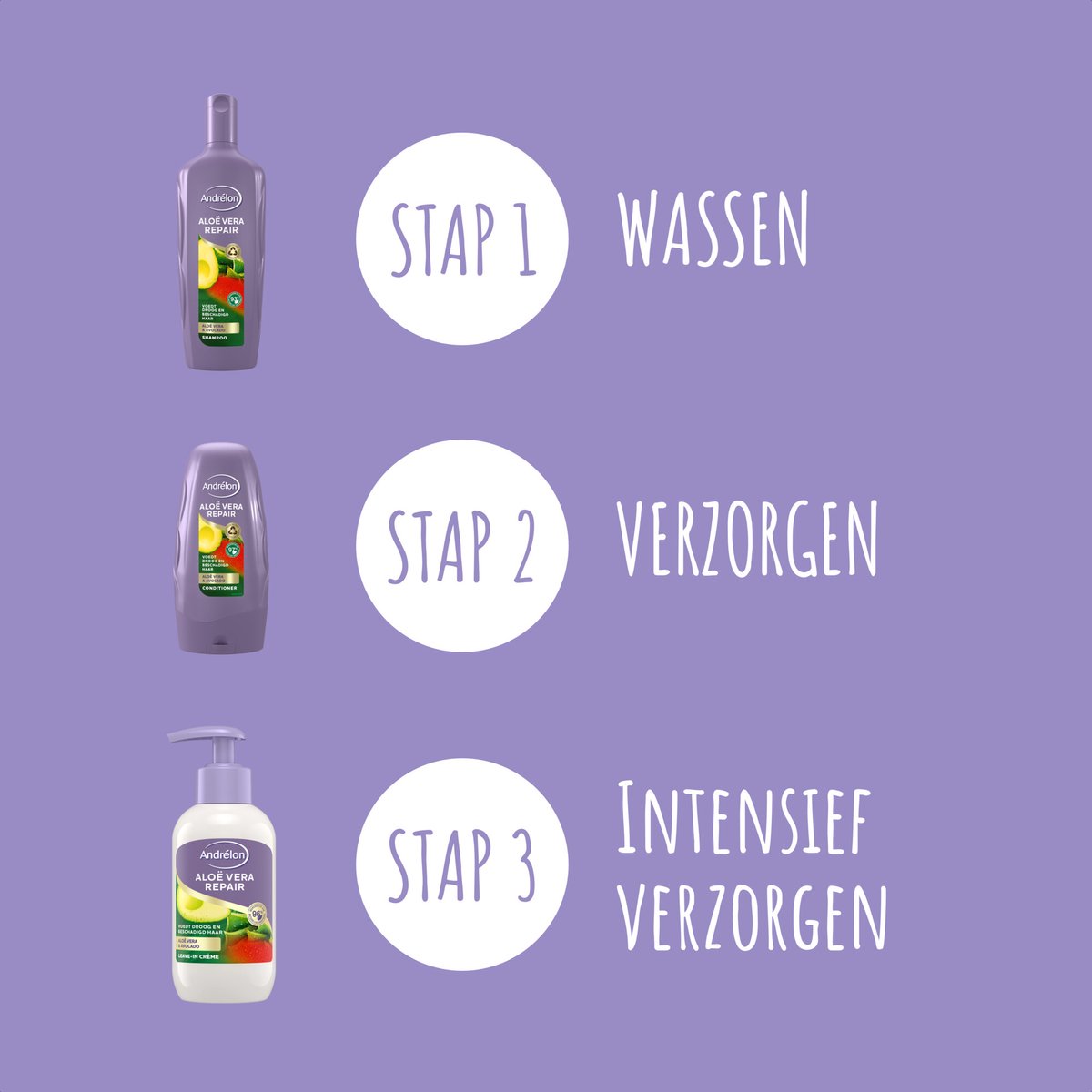 6x Andrelon Special Shampoo Aloe Repair (300 ml)
