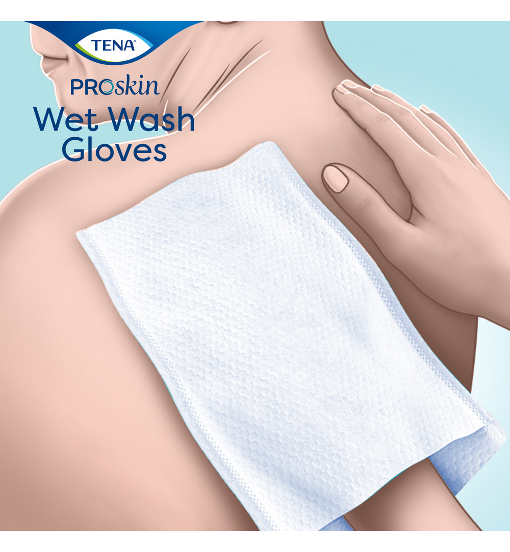 Tena Wet Wash Glove Mildly scented 8 (8 stuks) - image 6