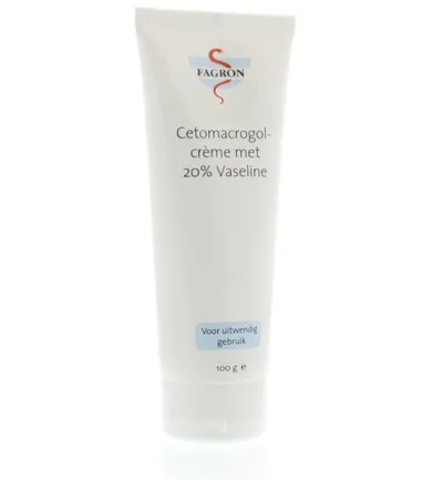 Fagron Cetomacrogol creme 20% vaseline (100 gr)