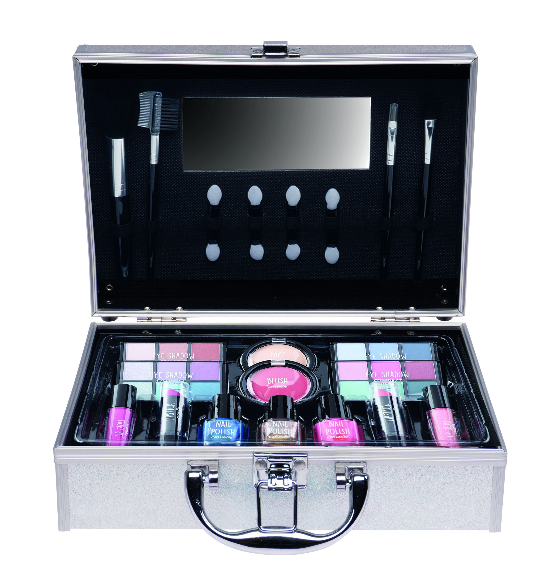 Casuelle Cosmetica Koffer Zilver (1 set)