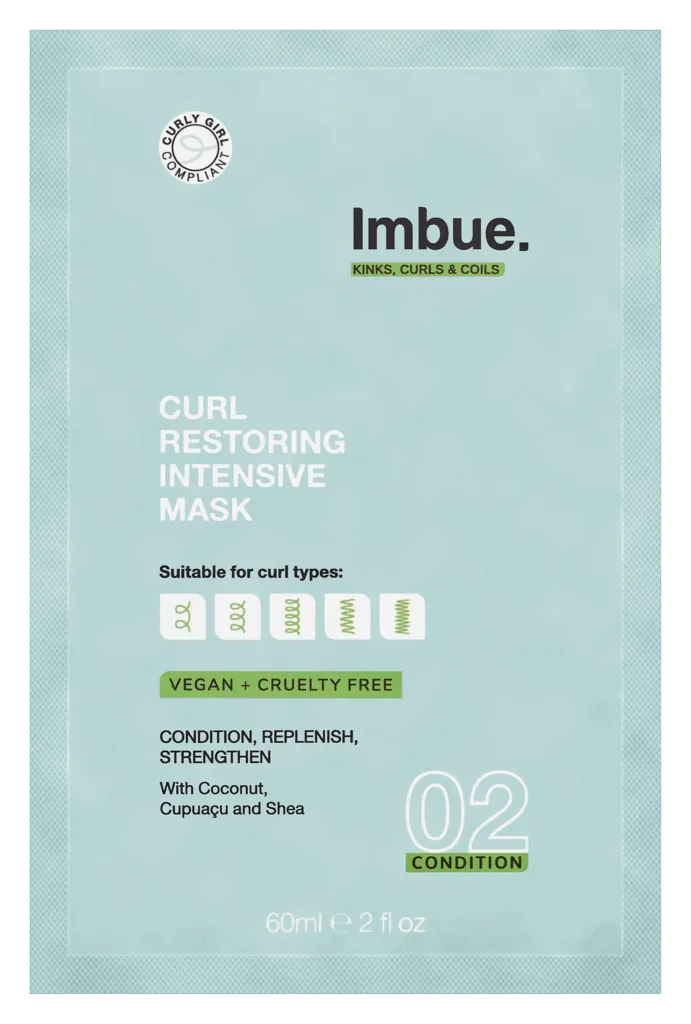 Imbue Imbue Curl Restoring Intensive Mask Sachet (60 ml)