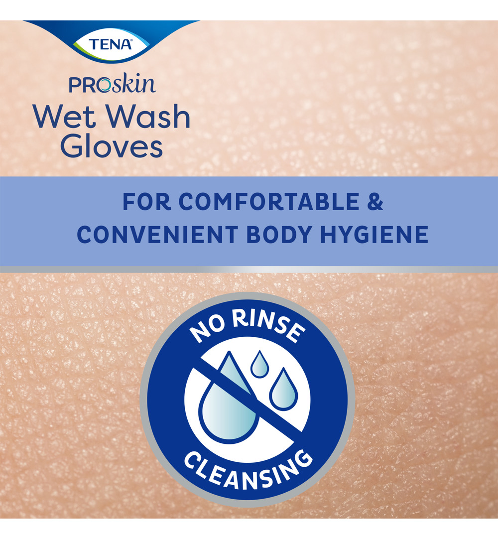 Tena Wet Wash Glove Freshly scented (8 stuks) - image 4